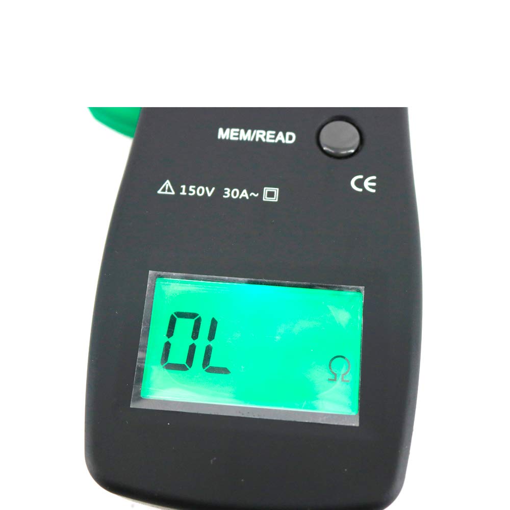 DY1000A Digital Clamp-on Grounding Earth Resistance Tester Meter - Professional Electrical Testing Tool for Home, Industrial & Outdoor Use