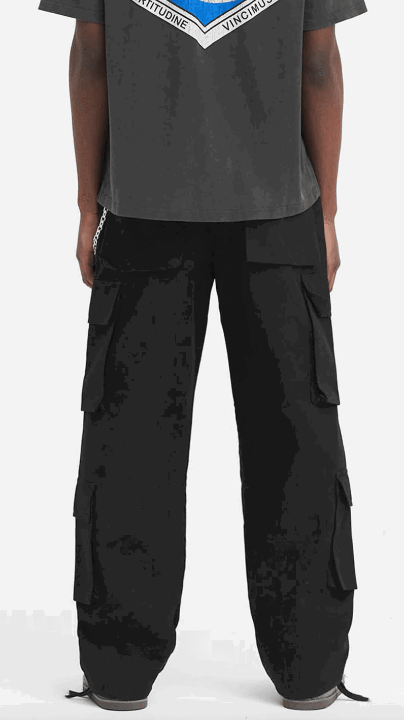 REPRESENT Baggy Cargo Pants for Men - Streetwear Joggers with Multiple Pockets | Perfect for Casual Wear, Hip Hop Fashion & Urban Street Style