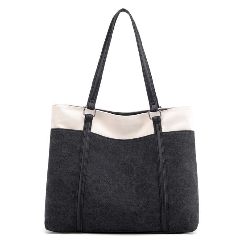 Stylish Women's Casual Shoulder Handbags - Wild Canvas & Pure Color Fabric Totes for Everyday Use, Work, and Travel
