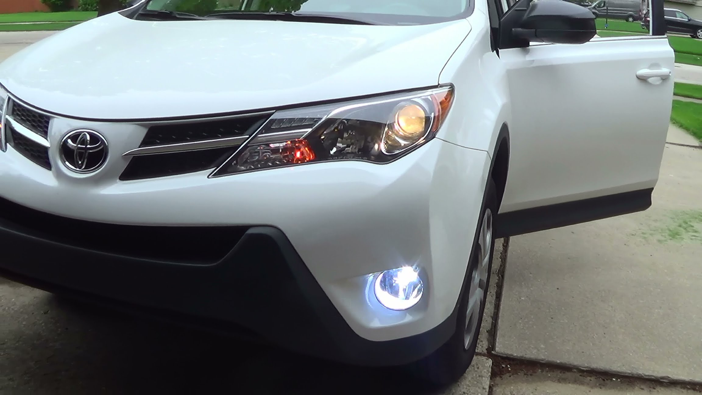 Brand LED Halo Fog Lights for 2013-2015 Toyota RAV4 - Durable & Bright Off-Road Lighting for Night Driving & Foggy Conditions