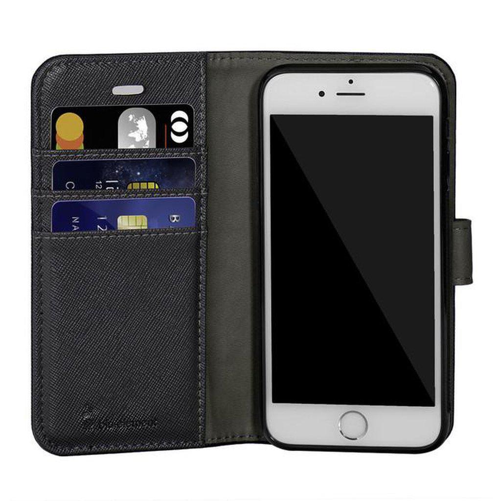 2 in 1 Wallet Case for iPhone SE/8/7 - Slim Protective Phone Cover with Card Holder - Perfect for Everyday Use & Travel Accessories