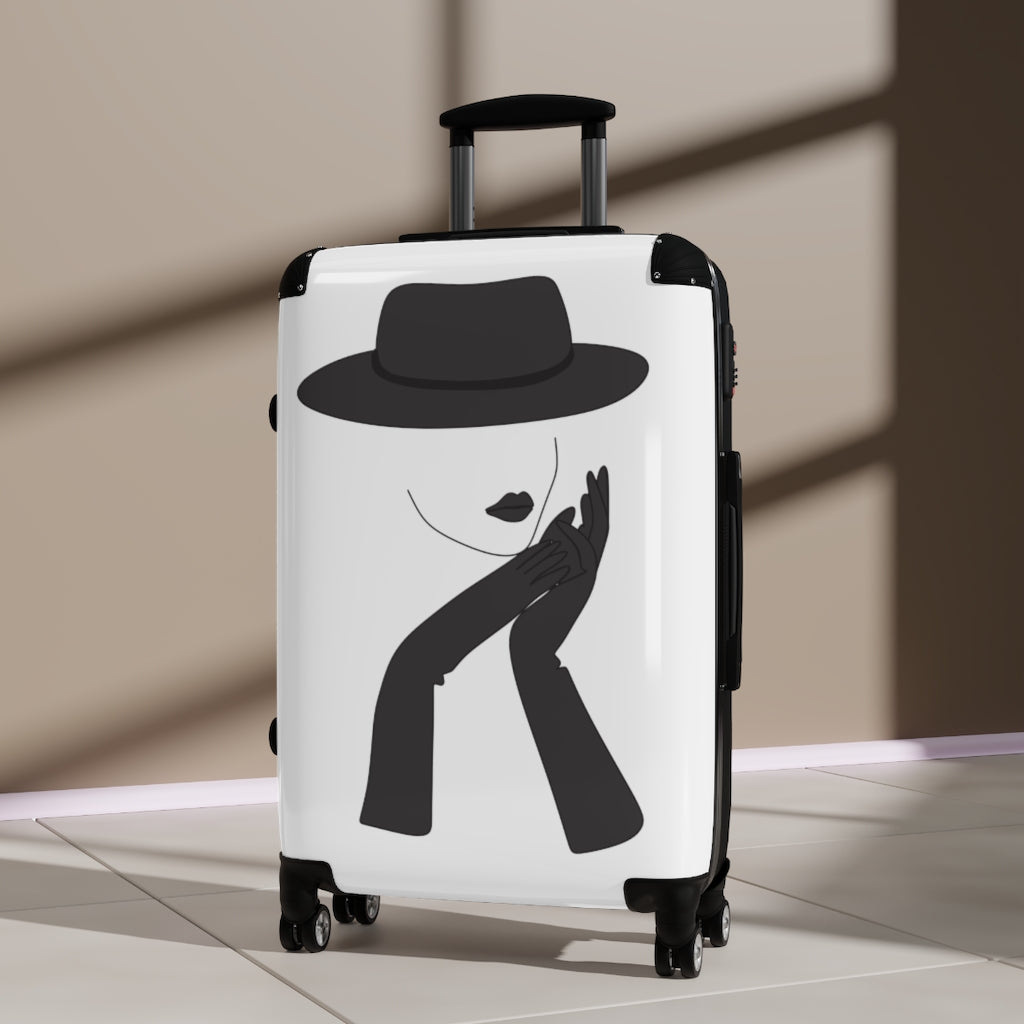 Stylish Women's Carry-On Cabin Suitcase - Lightweight Travel Luggage for Business Trips & Weekend Getaways