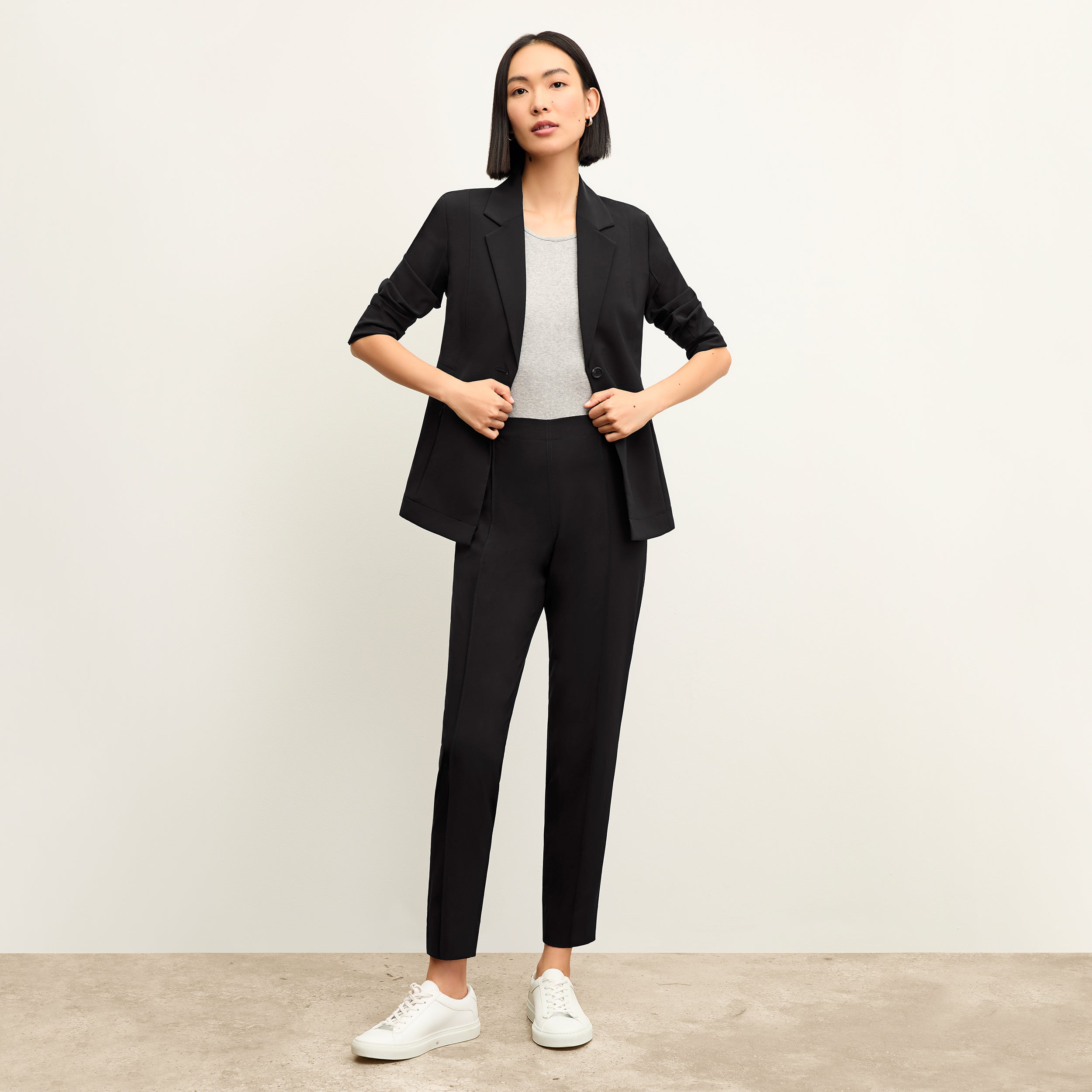 Colby Travel Pants for Men - OrigamiTech Stretch Wrinkle-Free Black Dress Pants for Business & Casual Wear - Perfect for Office, Commuting, and Travel