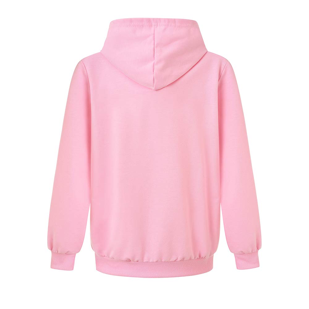 Minhuaha Foxy and Boxy Hoodie - Cartoon Print Cotton Jumper for Girls & Boys | Unisex Kids Sweatshirt | Perfect for School, Playdates & Casual Outings