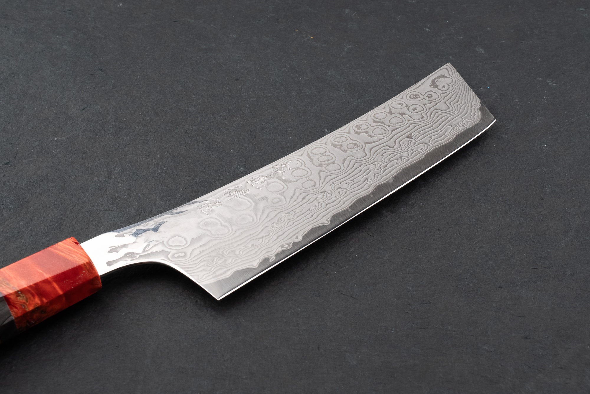 Premium Ryusen Gurenhiryu Kai Kiritsuke Nakiri Knife 155mm - Japanese High-Carbon Steel Kitchen Knife for Slicing Vegetables, Fruits & Herbs - Perfect for Home Chefs & Professional Culinary Use