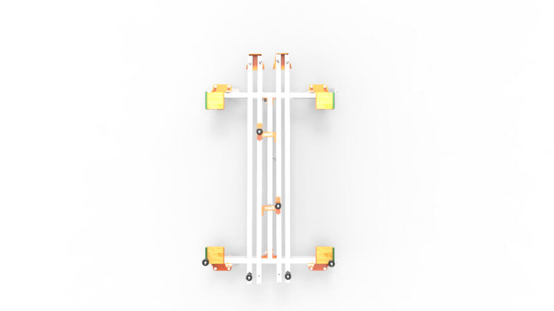 Battipav Heavy Duty Cargo Handling Trolley - Industrial Utility Cart for Warehouse, Factory & Logistics - Perfect for Moving Boxes, Packages and Equipment