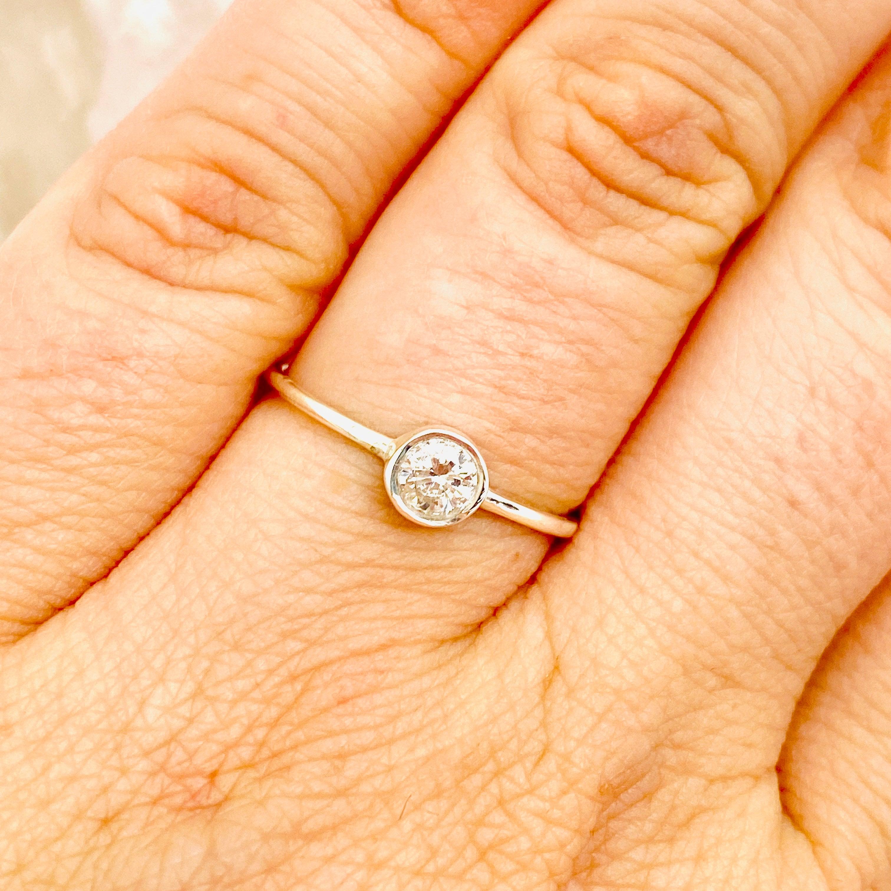 Elegant Cubic Zirconia Round Faceted Fine Band Ring R3754 CZ - Perfect for Weddings, Anniversaries & Special Occasions
