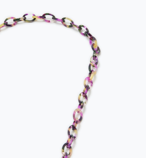 Stylish 700mm Slender Cable Acetate Eyeglass Chain - Perfect for Reading Glasses & Sunglasses Holder