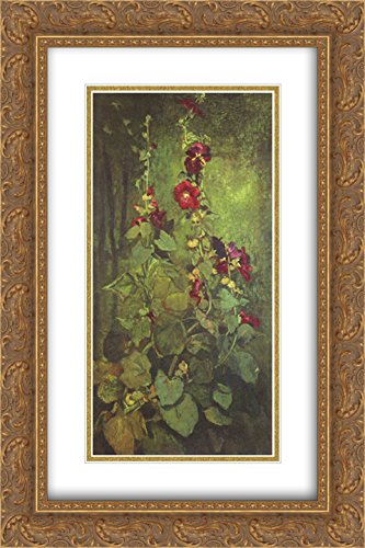 Agathon To Erosanthe - 16x24 Gold Ornate Framed Museum Art Print with Double Matting by John LaFarge | Vintage Home Decor, Wall Art for Living Room, Office & Gallery Display