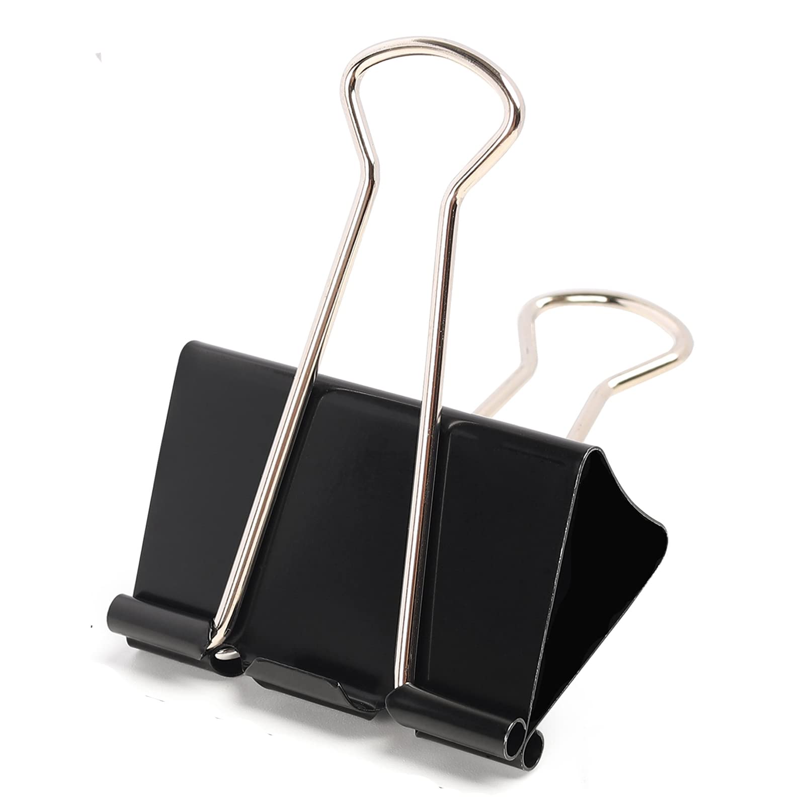 24pcs 2 Inch Metal Binder Clips - Heavy Duty Paper Clips for Office, School & Home Organization - 12 per Box (2 Boxes Included) - Perfect for Document Filing, Bulletin Boards & Craft Projects