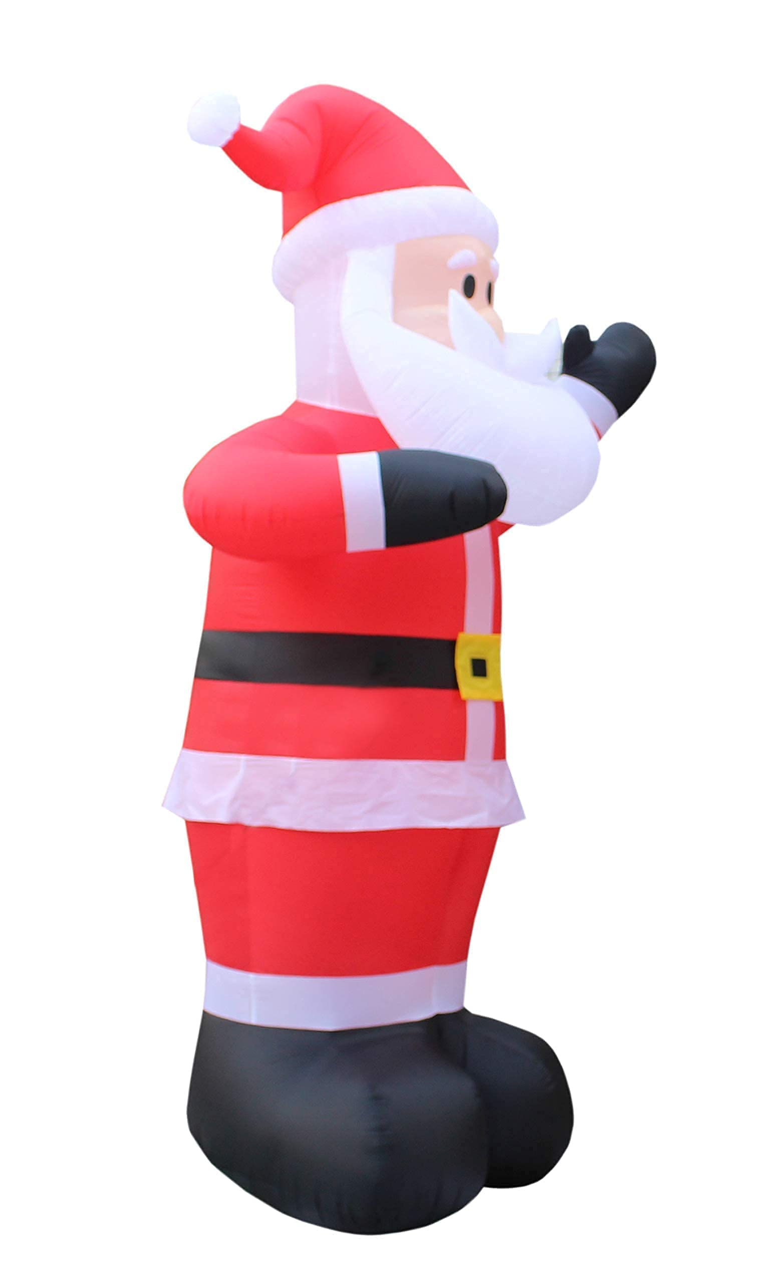 14ft Giant Inflatable Santa Claus & 8ft Inflatable Penguin Family with Lights - Christmas Party Decorations Bundle for Outdoor Yard, Holiday Decoration, Xmas Light Display