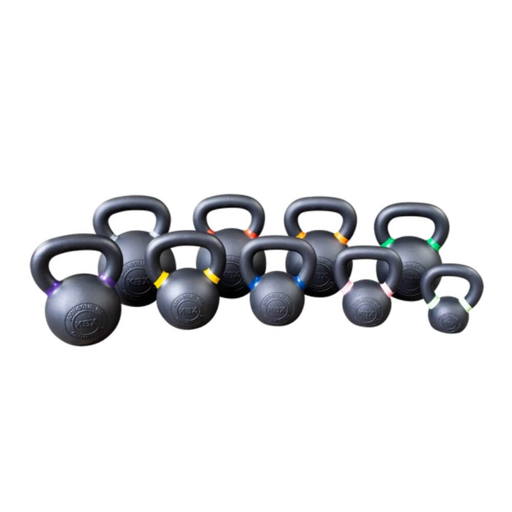 Body Solid Premium Training Kettlebells KBX - Professional Grade Cast Iron Kettlebell for Home Gym, CrossFit & Strength Training