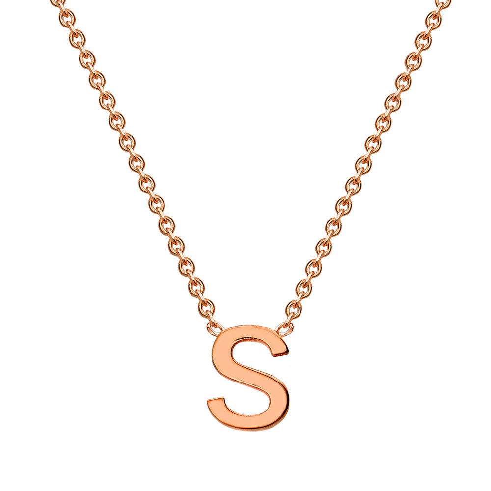 9ct Rose Gold Initial 