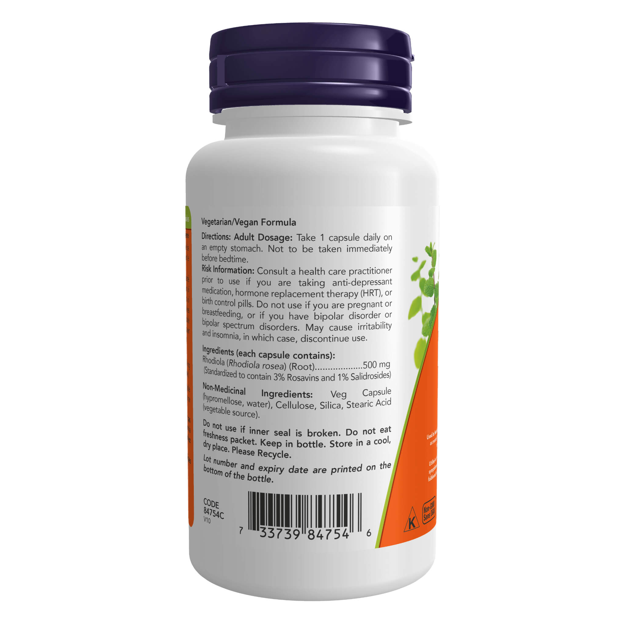 Premium Rhodiola Rosea (Arctic Root) Extract 500mg Capsules - Natural Stress Relief & Energy Booster Supplement for Focus, Mood & Fatigue - Perfect for Busy Professionals & Students