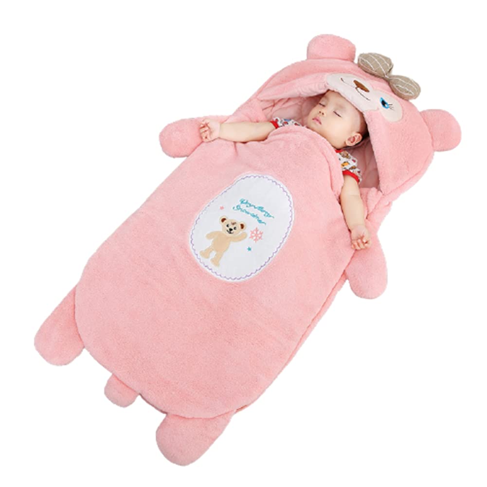 CQLXZ Kids Sleeping Bag with Stuffed Animal & Pillow - Portable Travel Sleeping Bag for Camping, Sleepovers, and Outdoor Adventures
