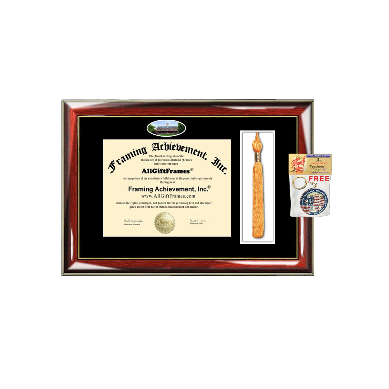 UNR Graduation Diploma Frame & Tassel Holder Box - University of Nevada Reno Degree Display Case for Bachelor, Master, Doctorate - Perfect Graduation Gift for UNR Alumni & Students - Great for Home Office Decor or Campus Memorabilia
