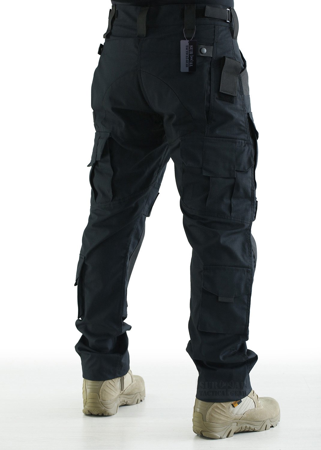 Tactical Pants for Men - MOLLE Ripstop Combat Trousers with Army Camo - Durable Hunting & Outdoor Pants for Hiking, Airsoft & Military Use