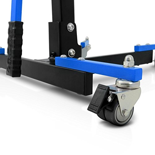 Yamaha MT-09 Tracer 900 (2015-2020) Motorcycle Center Paddock Stand CS Power Evo - Blue | Compatible with Sport Bikes for Easy Maintenance & Storage