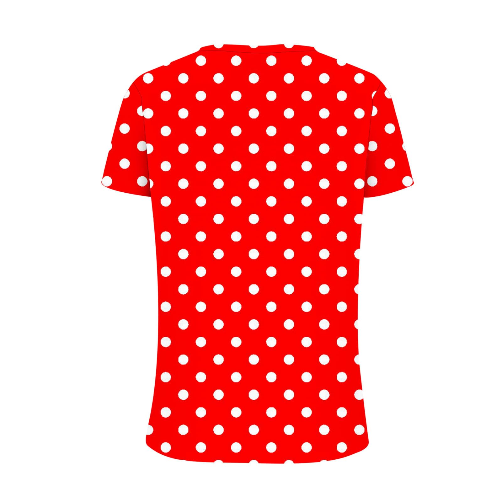 Women's Polka Dot Short Sleeve V-Neck Top - Loose Fit Casual Blouse for Summer 2024 | Perfect for Beach Outings, Date Nights & Office Wear