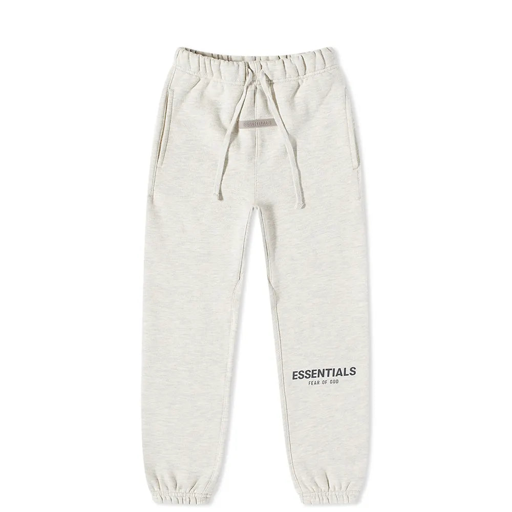 Fear of God Essentials Kids Light Heather Sweatpants - Comfortable Casual Pants for Boys & Girls - Perfect for School, Playdates and Everyday Wear
