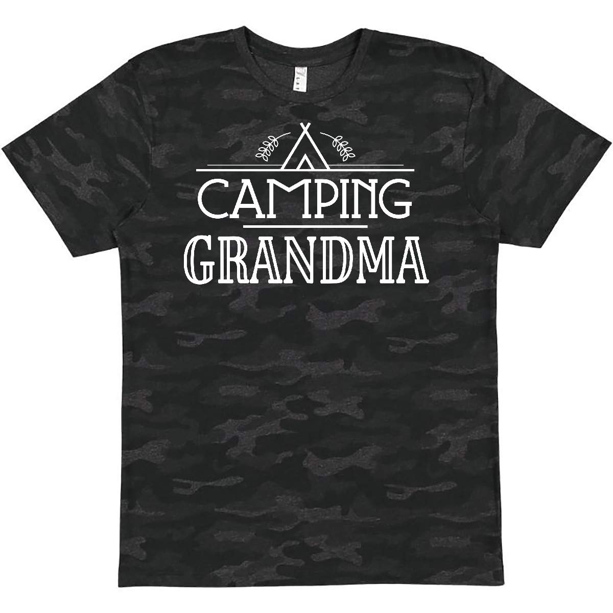Inktastic Camping Grandma Tent Camper Graphic T-Shirt - Funny Outdoor Adventure Tee for Women - Perfect for Camping Trips, Hiking & Family Vacations