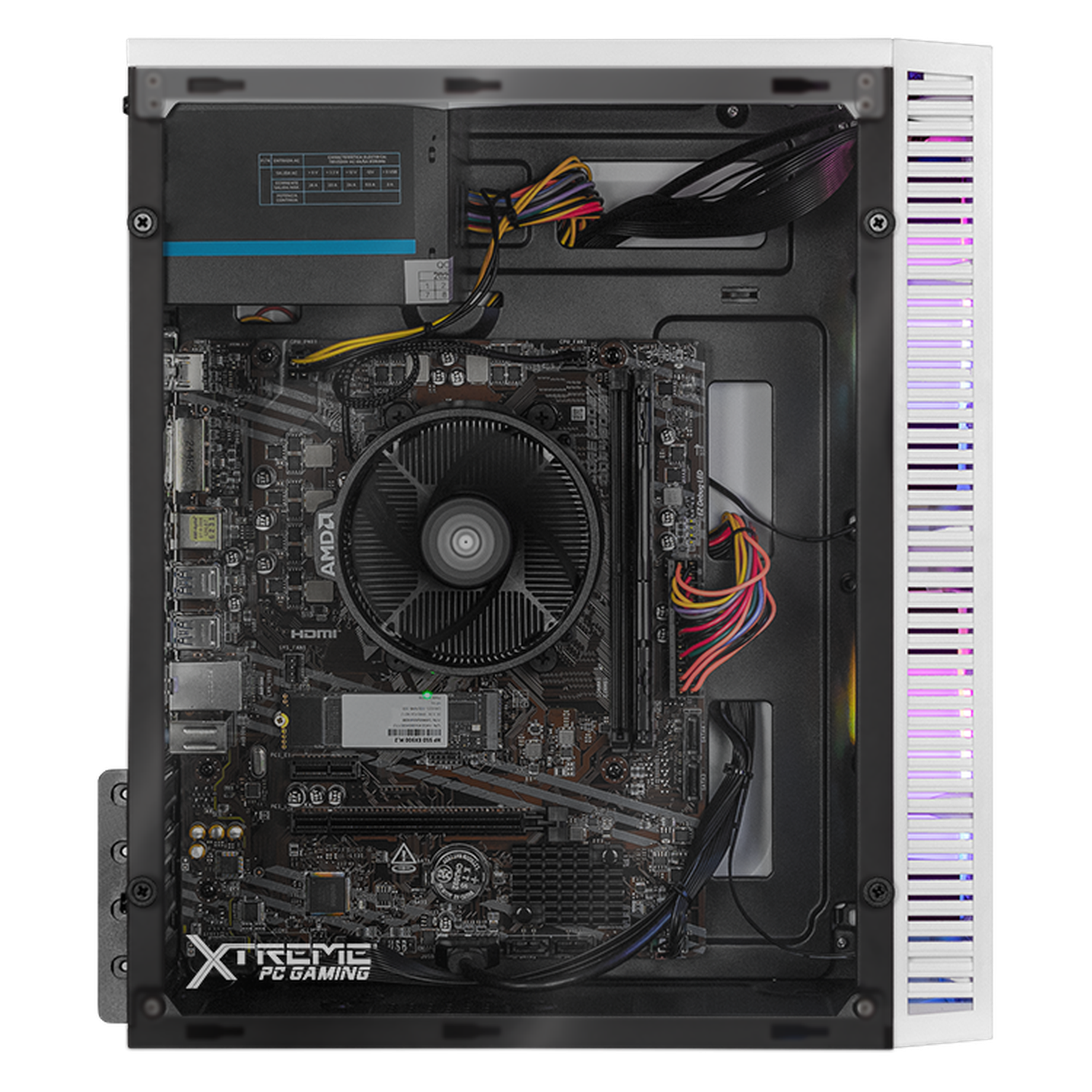Xtreme PC Gaming Desktop - AMD Radeon Vega Ryzen 7 5700G, 32GB RAM, 1TB SSD, WiFi, White - Perfect for 4K Gaming, Streaming & Content Creation