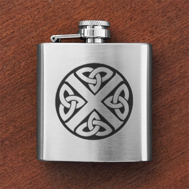 Personalized Engraved 6oz Silver Flask with Custom Message - Perfect for Weddings, Gifts & Special Occasions