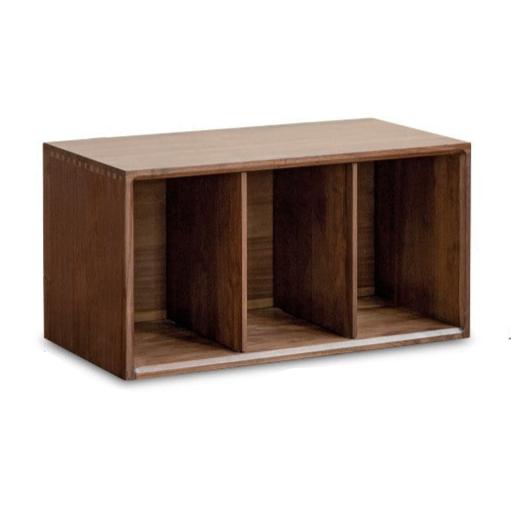 28.7x14.9x14.5 inch / 73x38x37.5 cm / Walnut Color / Ash B vertical grid