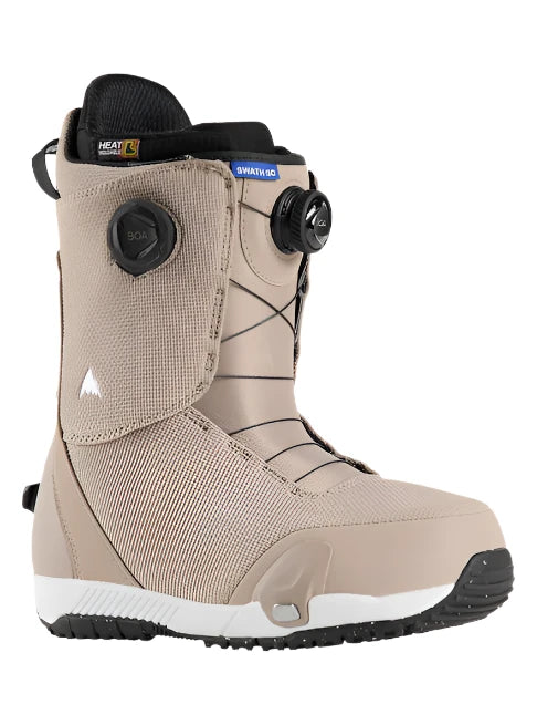 Burton Swath Step On Snowboard Boots 2025 - Men's/Women's Waterproof Snowboarding Boots for All-Mountain Riding | Perfect for Powder, Park & Freestyle Snowboarding