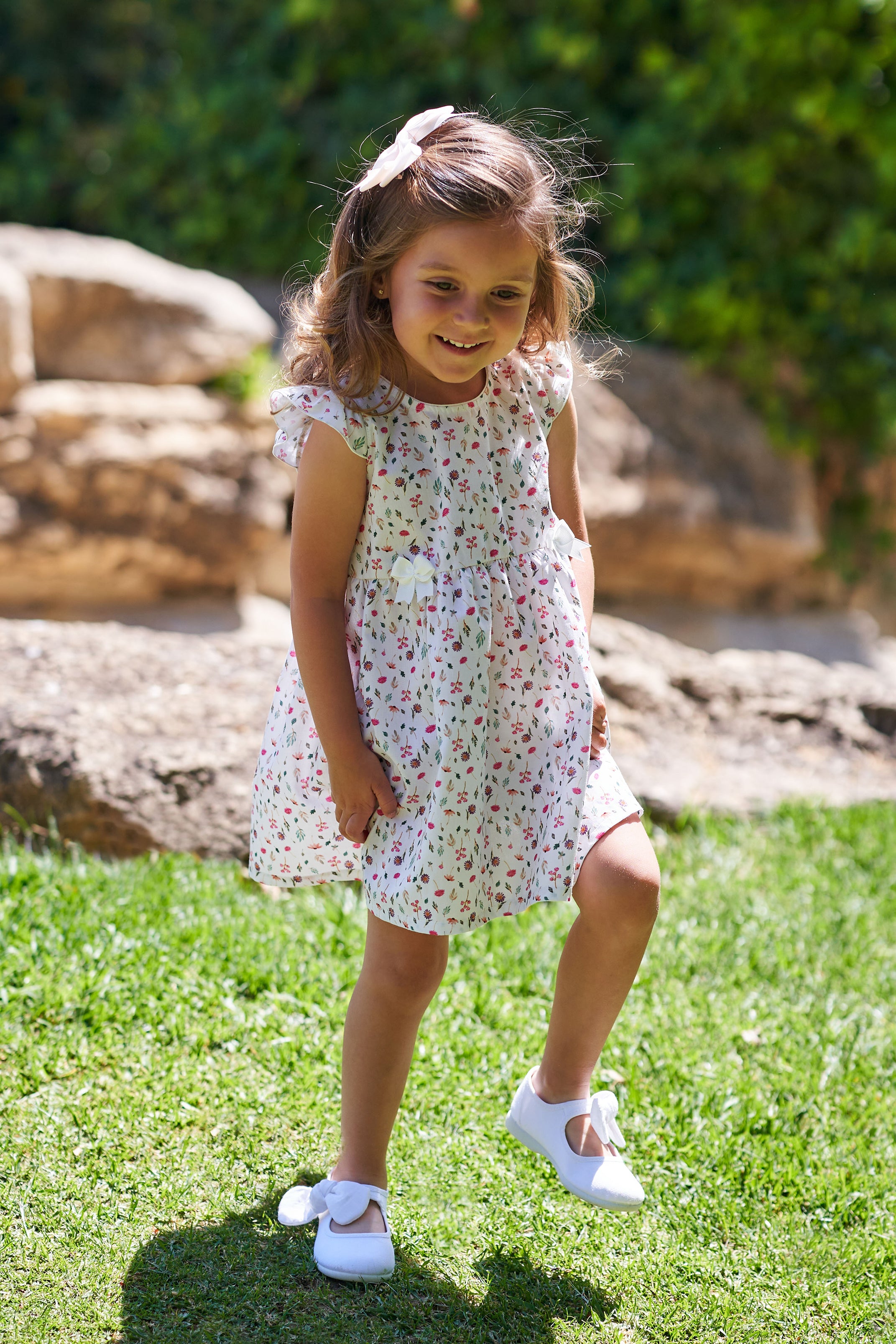 Stylish Sukie Multicolored Floral Dress with Bloomers - Perfect for Spring Outfits, Photo Shoots & Special Occasions