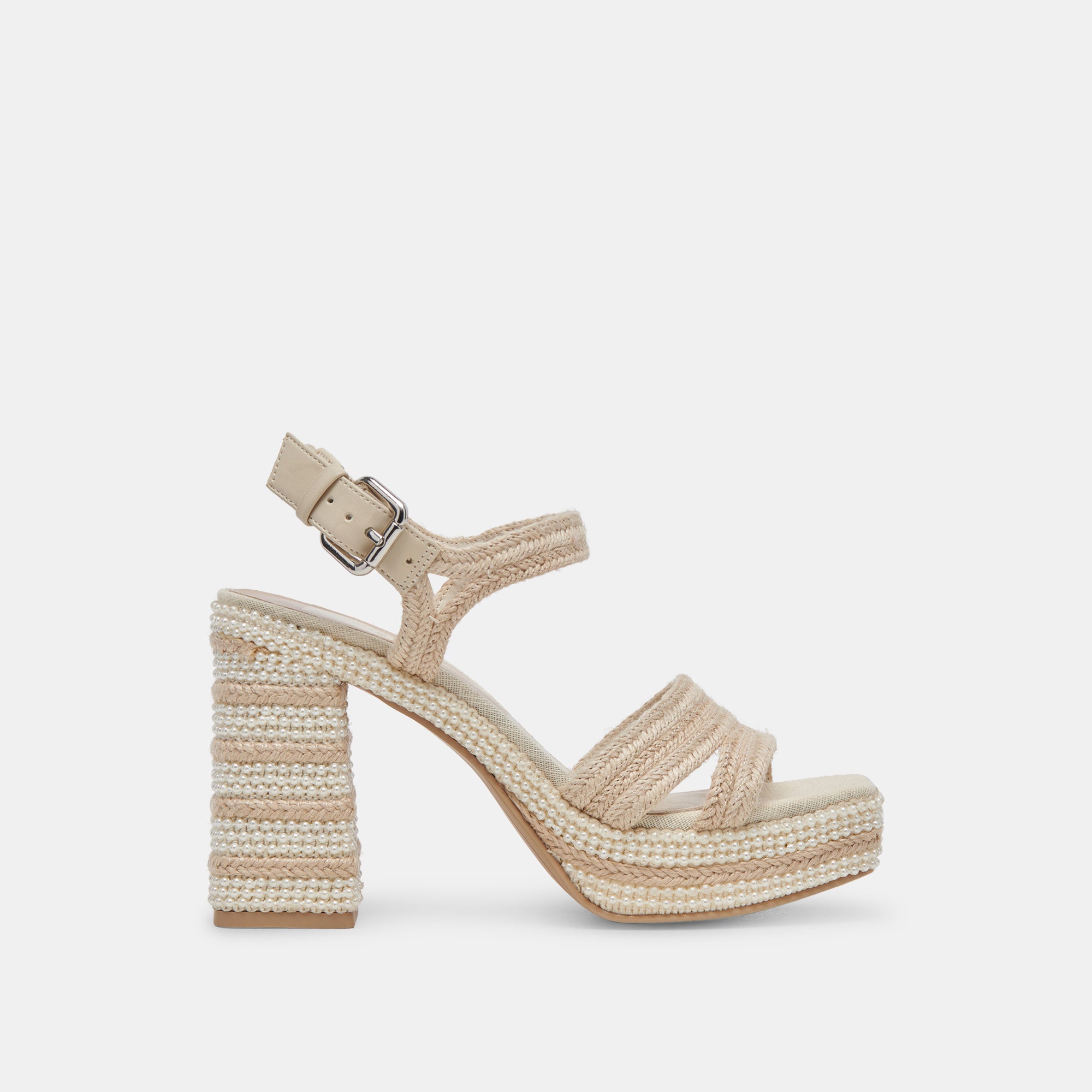 ANIRA Pearl Heels for Women - Elegant Ivory Pearl Embellished High Heels | Perfect for Weddings, Parties & Special Occasions