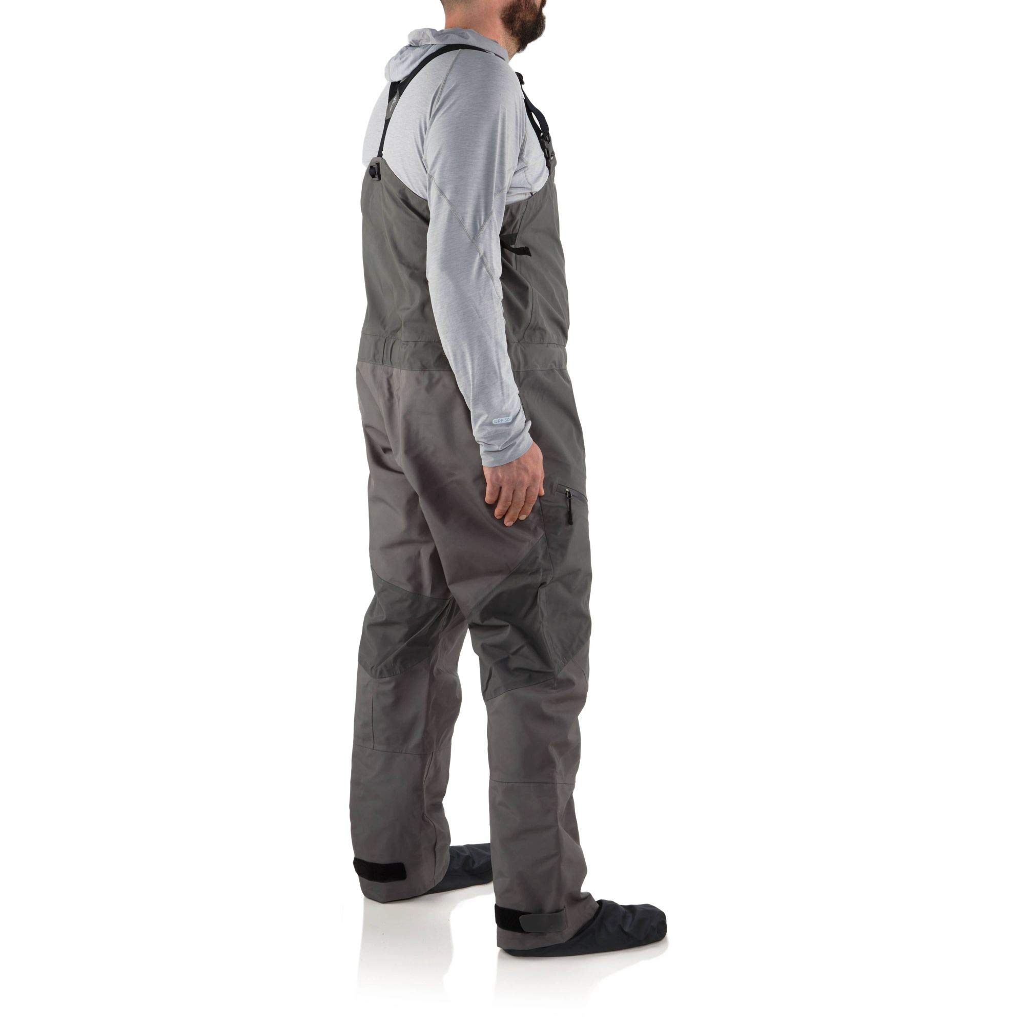 NRS Sidewinder Dry Bibs - Waterproof Paddling Pants for Kayaking, Canoeing & Fishing - Stay Dry in All Weather Conditions