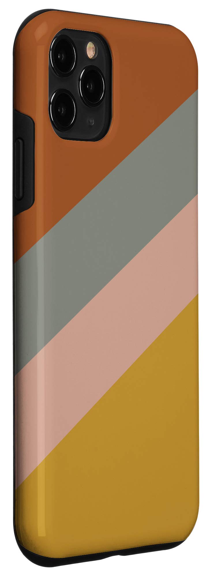 iPhone 11 Pro Case Slim Protective Cover with Stylish Slanted Stripes Design - Perfect for Everyday Use, Work & Travel