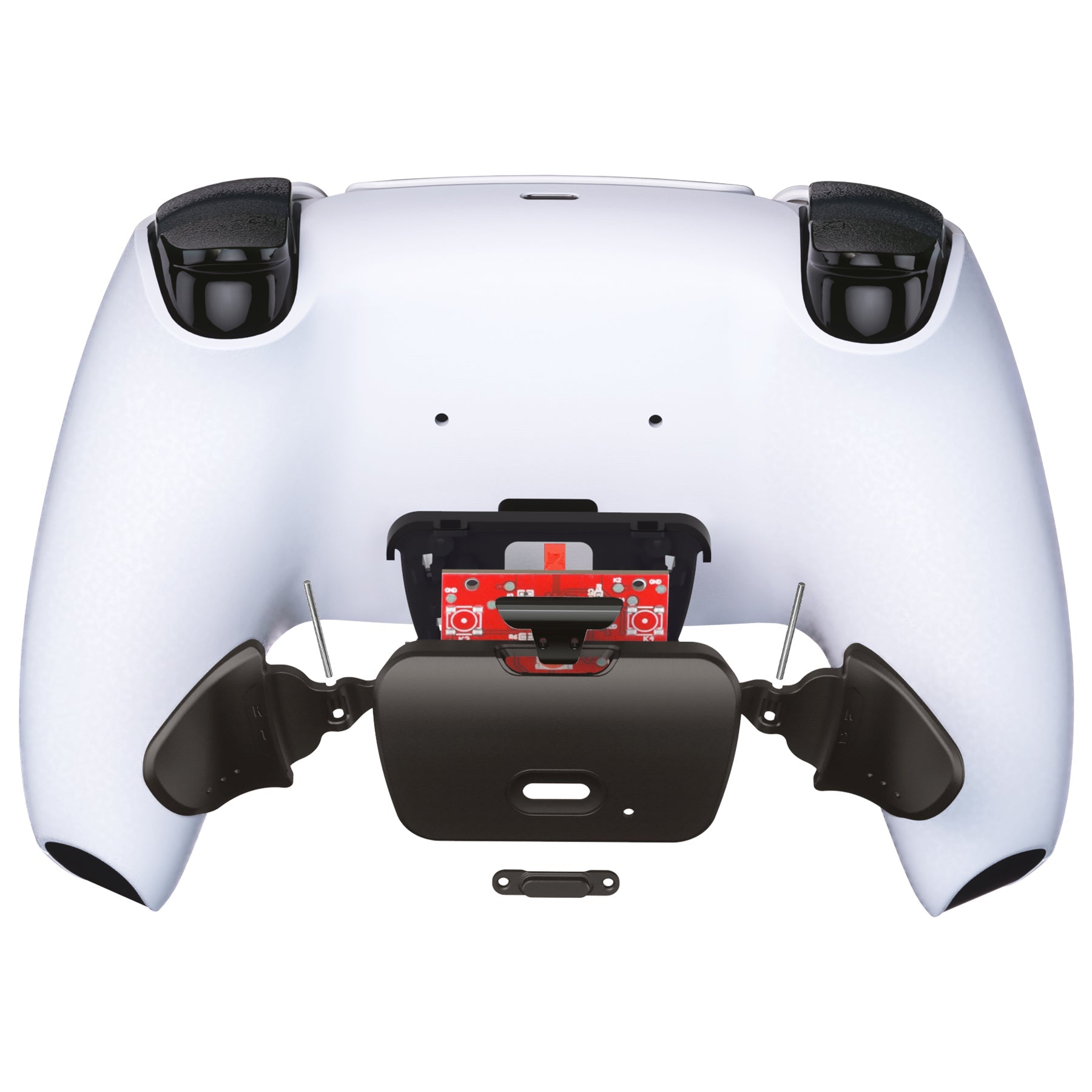 eXtremeRate Real Metal Buttons (RMB) Redesigned K1 K2 Back Buttons & Remap PCB Board - Compatible with PS5 Controller (Black) | Premium Gaming Accessories for Enhanced PS5 Controller Customization