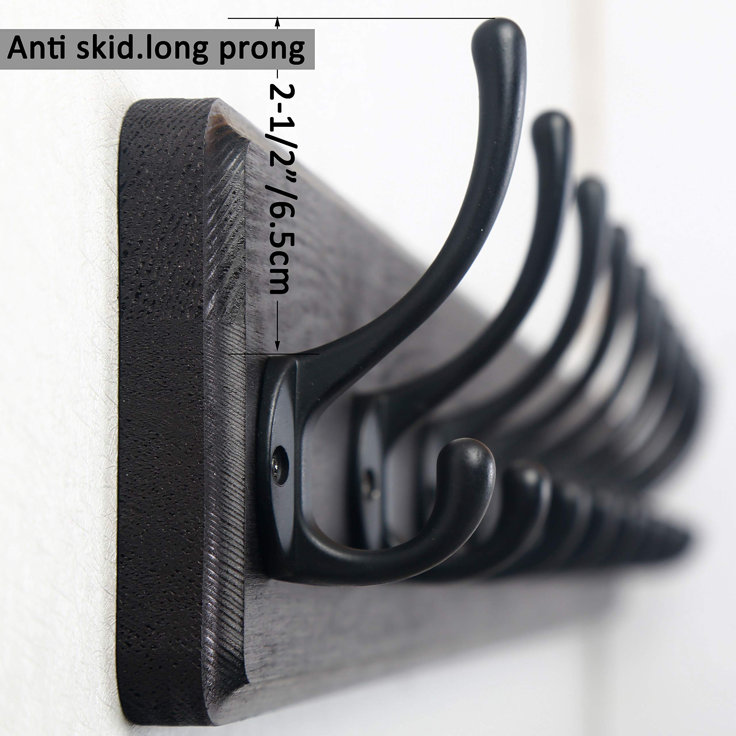 WEBI 10-Hook Wall Mounted Coat Rack - 38.6