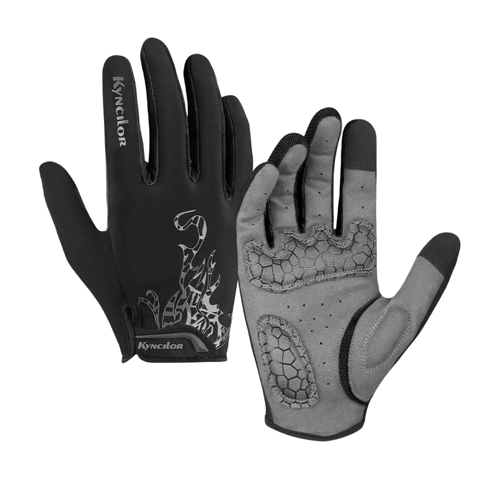 Breathable Padded Cycling Gloves for Men & Women - Touchscreen Compatible, Sweat-Absorbing for Hiking, Climbing & Outdoor Sports | Perfect for Biking, Gym Workouts & Adventure Activities
