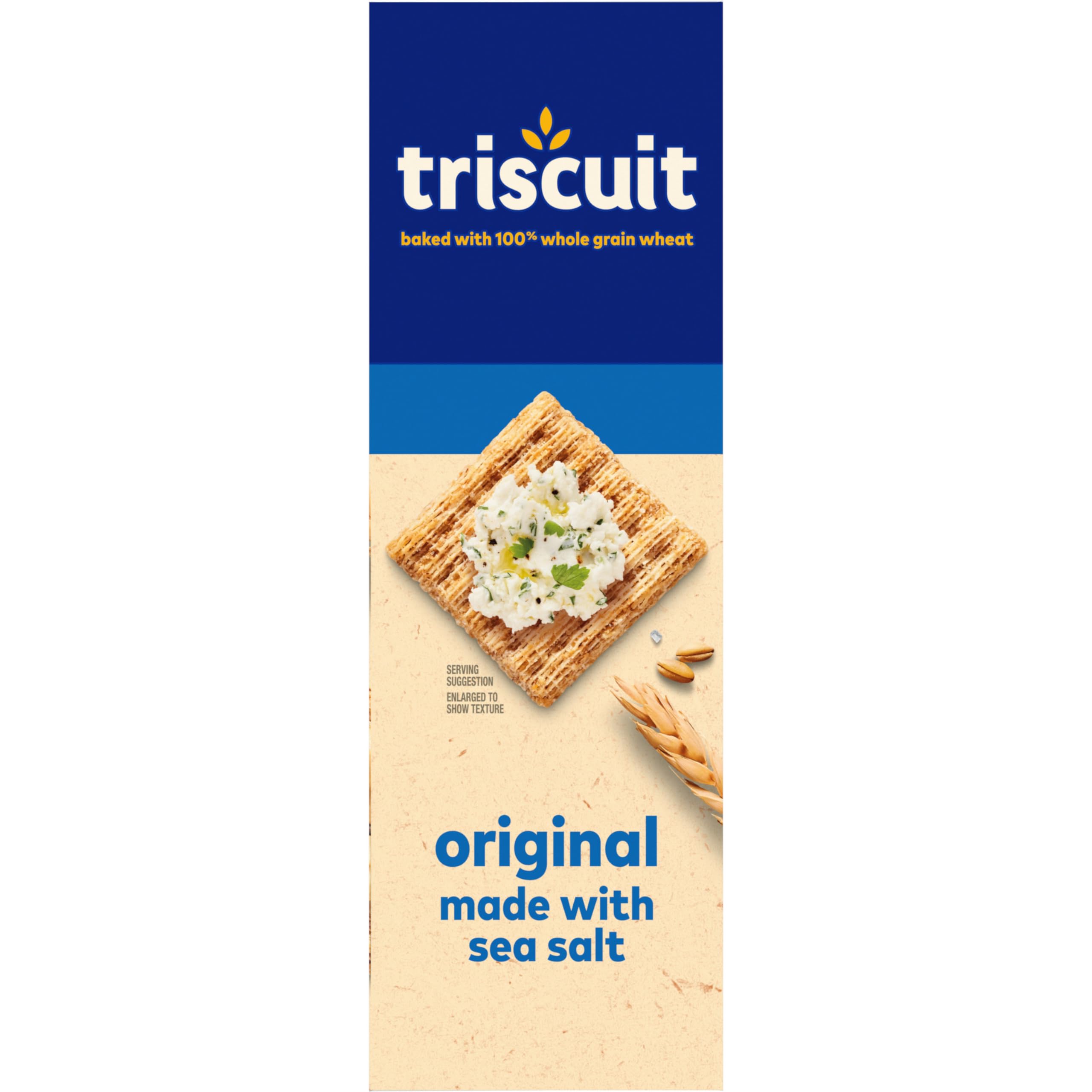 Triscuit Original Whole Grain Wheat Crackers - Vegan, Healthy Snack - Bulk Pack of 12 (8.5 oz Boxes) - Perfect for Lunch Boxes, Office Snacks & Party Platters