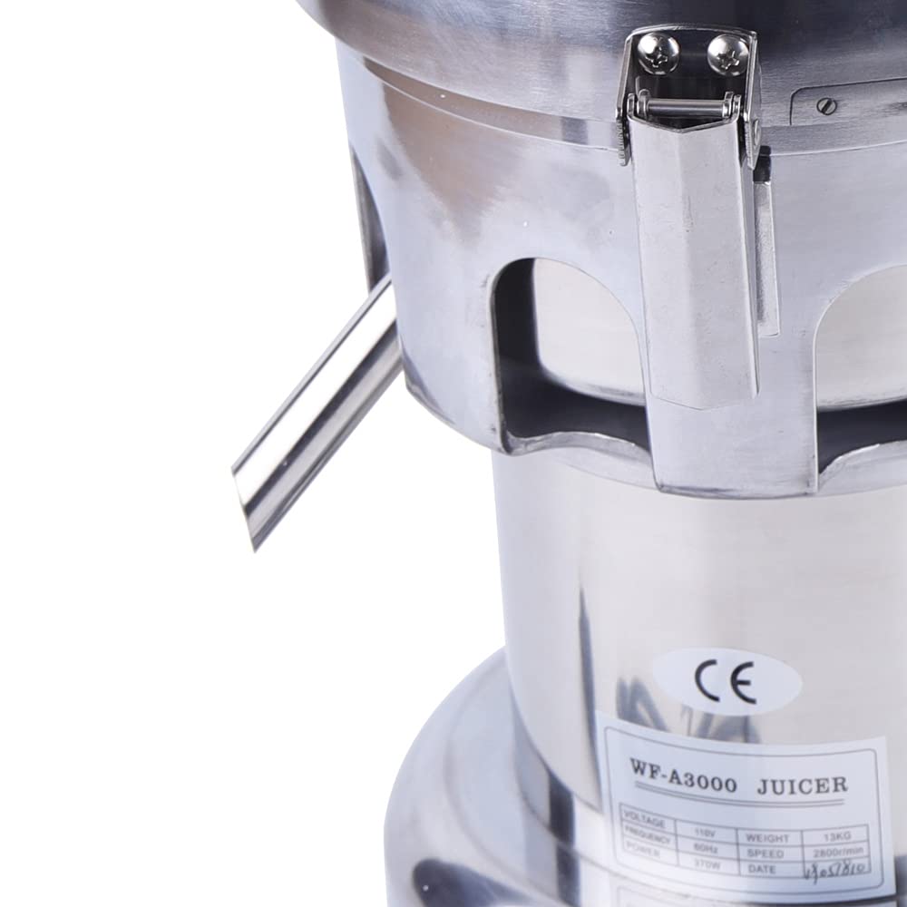 Commercial Heavy Duty Stainless Steel Juice Extractor - Centrifugal Juicer Machine for Fruits & Vegetables - Perfect for Restaurants, Juice Bars & Healthy Home Kitchens