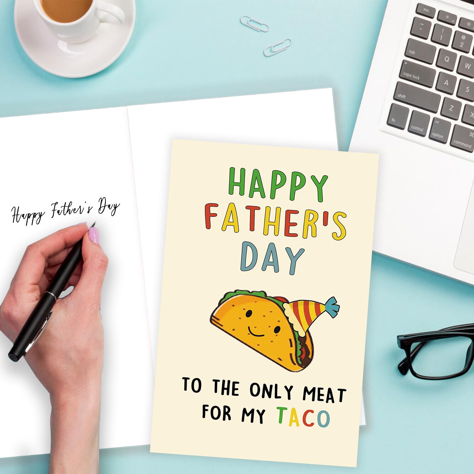 Funny Taco Father's Day Card - Romantic Gift for Dad & Husband - Perfect for BBQ Parties