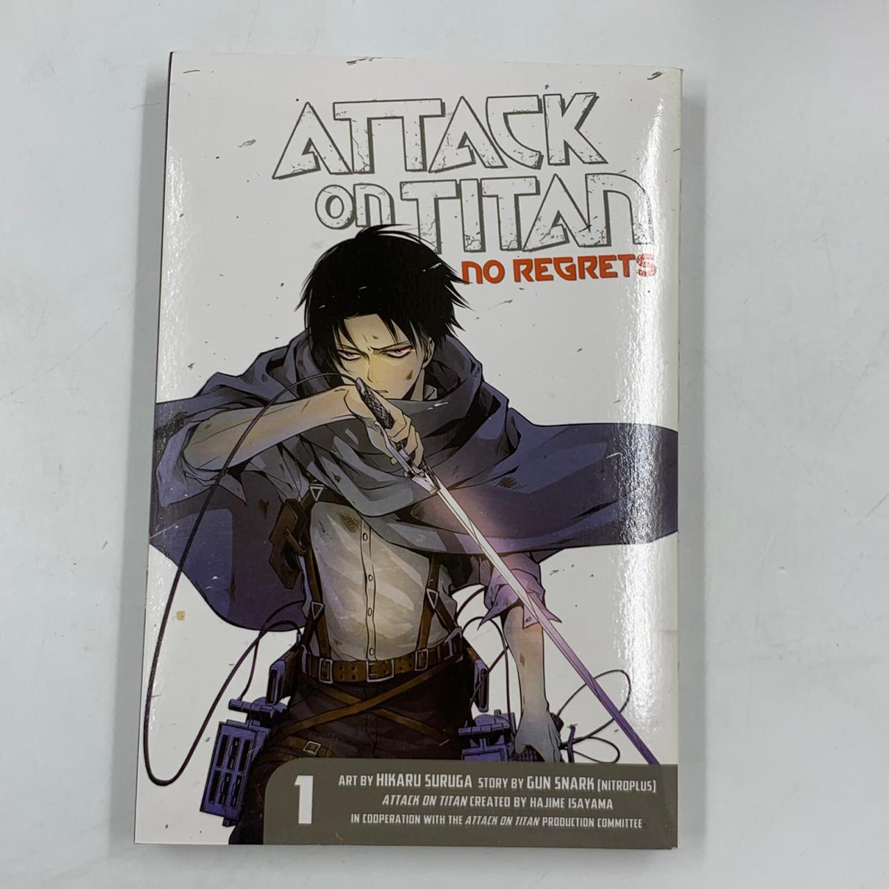Attack On Titan No Regrets Graphic Novel Book #1 by Gun Snark - Anime Manga Paperback | Perfect for Anime Fans & Collectors - Great Gift for Birthday, Christmas & Cosplay Events