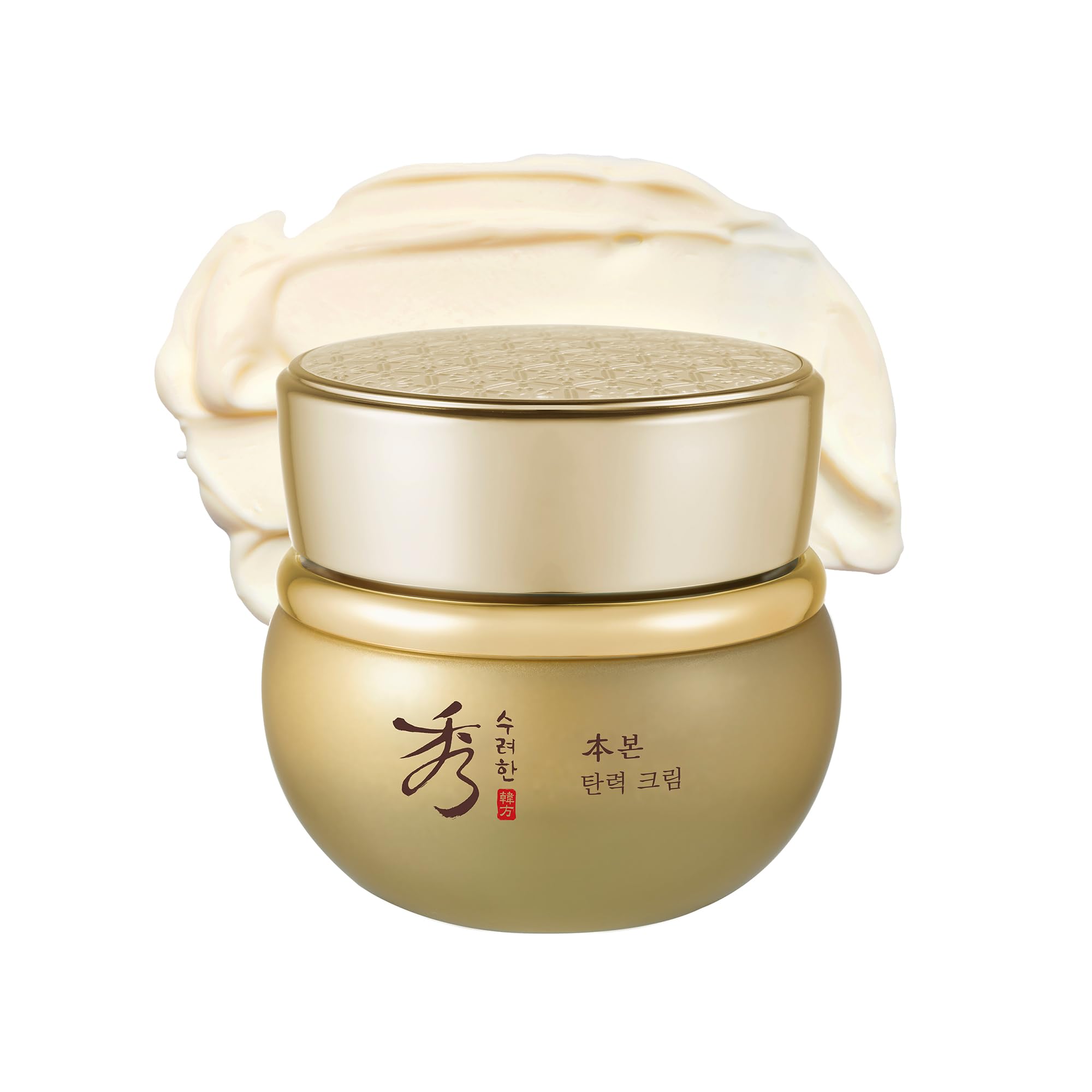 Sooryehan Bon Firming Cream 2.5oz - Korean Anti-Aging Face & Neck Moisturizer with Ginseng & Amino Acids | Tightens, Nourishes & Improves Skin Elasticity | LG Beauty Skincare for Mature Skin & Wrinkle Reduction