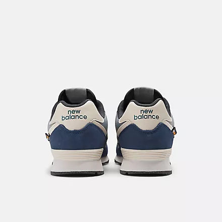 New Balance Kids 574 Sneakers - Navy/Grey - Lightweight & Comfortable for School, Play & Everyday Wear
