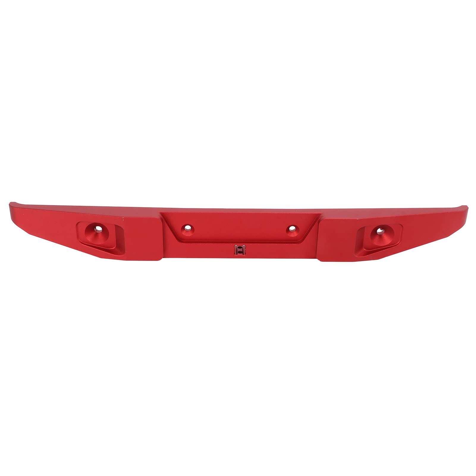WESE RC Rear Bumper Mount - Durable 1/6 Scale Aluminum Alloy Upgrade Part for RC Crawler Cars | Impact Resistant & Flexible Design (Red) | Perfect for Off-Roading, Rock Crawling & Trail Adventures