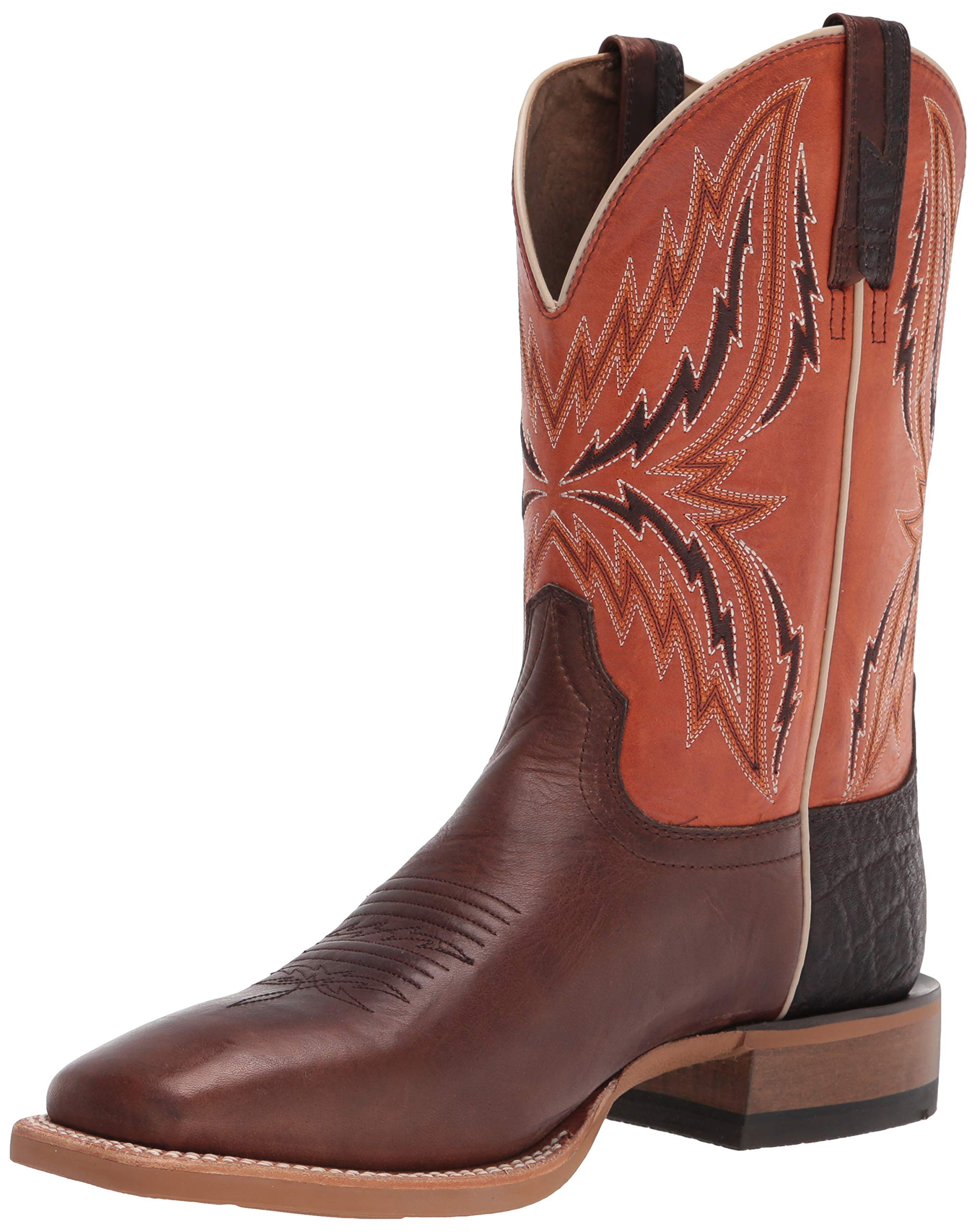 Ariat Men's Arena Rebound Western Boots - Wide Square Toe Leather Cowboy Boots for Riding, Work & Casual Wear