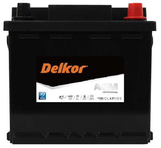 Delkor DIN36HAGM LN1 12V 36Ah AGM Battery - Premium Replacement for Power Equipment, Marine, RV & Solar Systems - Durable & Maintenance-Free Power Solution