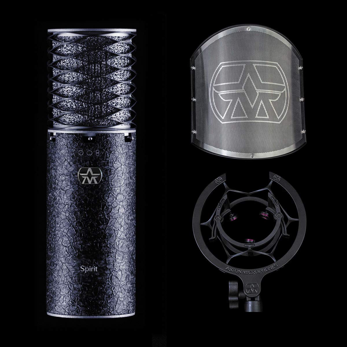 Aston Microphones Condenser Mic - Professional Studio Recording, Podcasting & Voice Overs (Model 000-F7Z00-00010) | Perfect for Home Studios, Streaming & Music Production