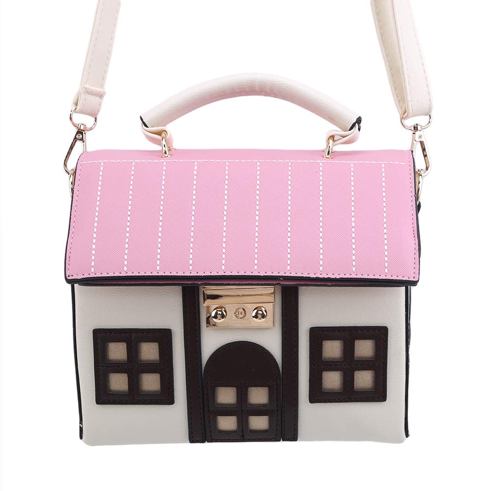 Dolland Women's Crossbody Bag - Stylish House-Shaped Phone Purse with Adjustable Shoulder Strap, Beige | Perfect for Daily Use, Travel, and Fashion Accessories