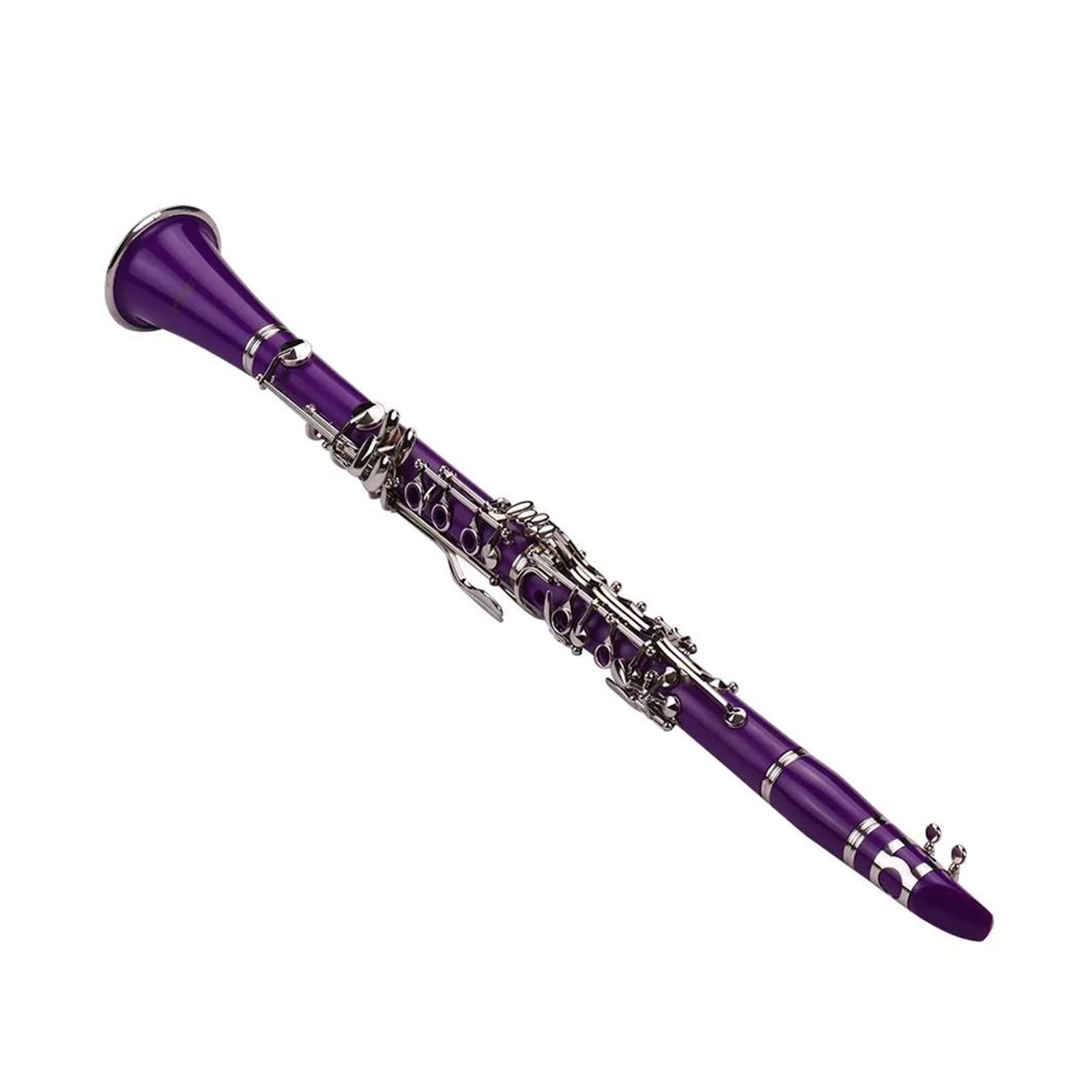 Professional Bb Clarinet with 17 Keys & Flat Reeds - Premium Woodwind Instrument for Beginners, Students, and Musicians - Perfect for Jazz, Classical, and Band Performances