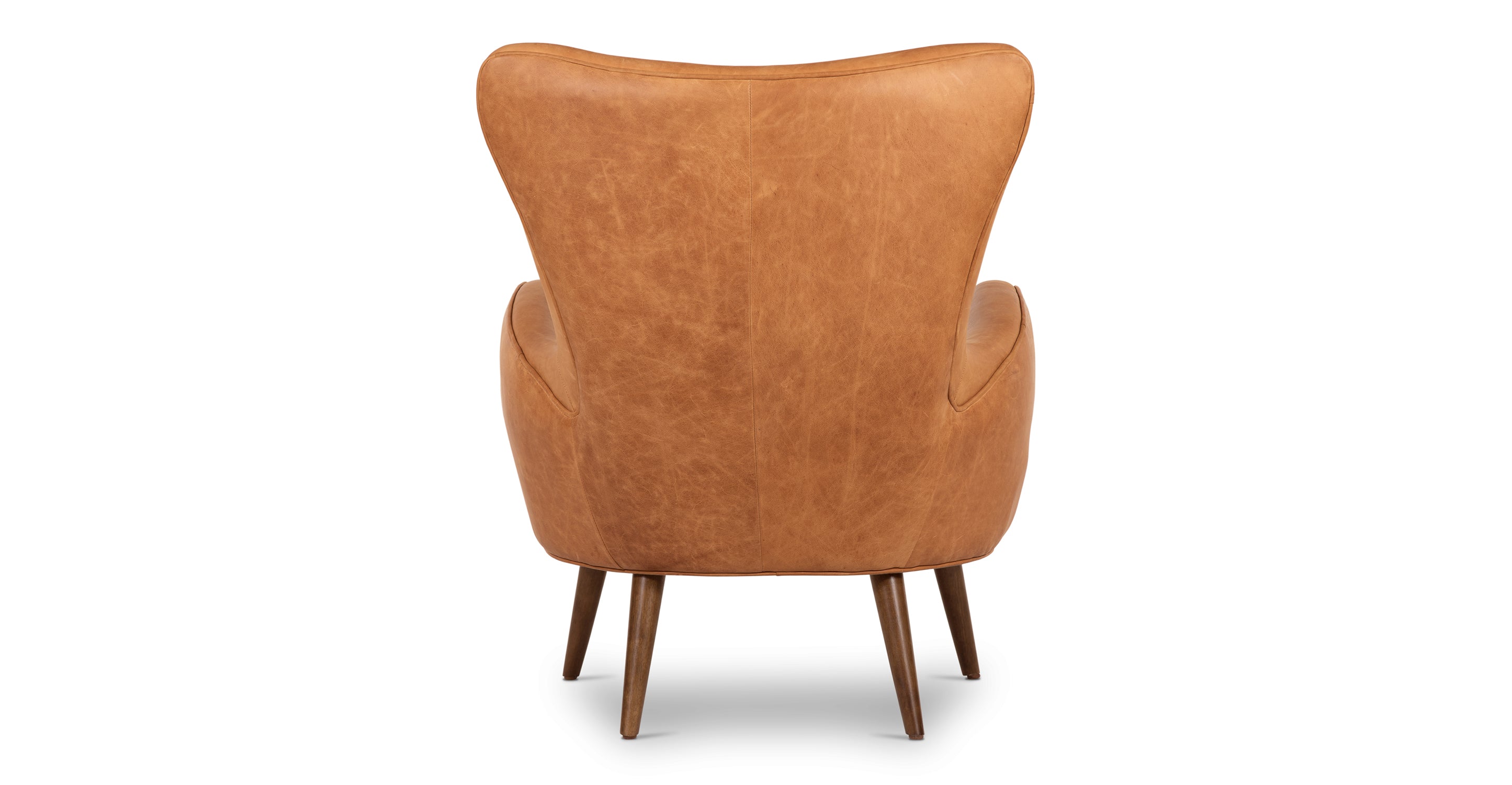 Aida Lounge Chair - Modern Accent Chair for Living Room, Bedroom & Office - Comfortable Upholstered Armchair with Wooden Legs - Perfect for Relaxing, Reading & Decorating Your Home