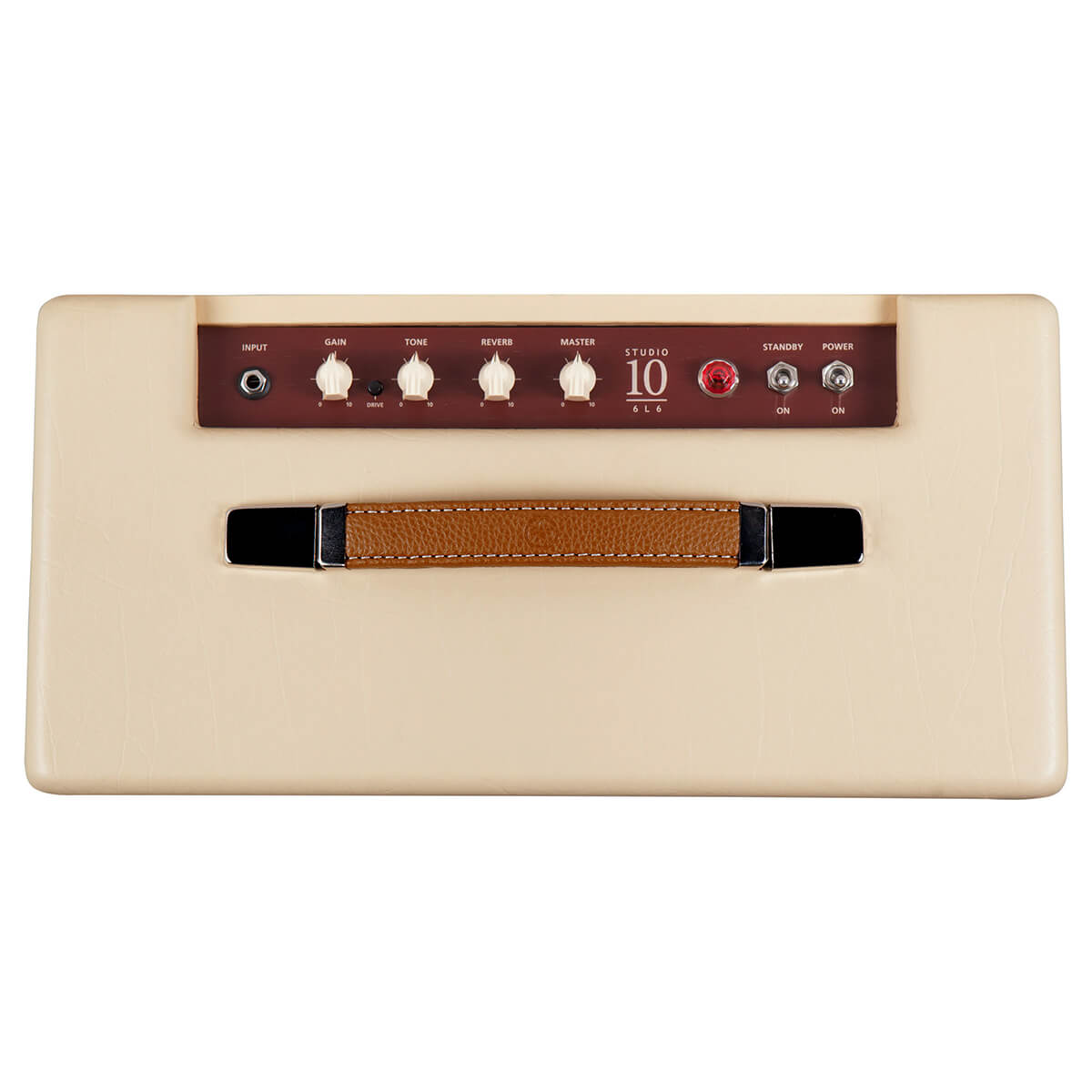 Blackstar Studio 10 6L6 1x12 10W Tube Guitar Combo Amplifier - Cream/Red | Professional Electric Guitar Amp for Home Practice & Live Performances